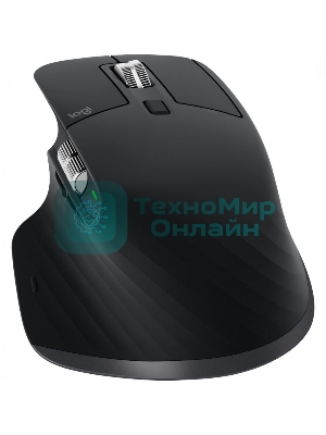 Мышь беспроводная Logitech MX Master 3s графитовый, 8000 dpi, радиоканал, Bluetooth, USB, кнопки - 7