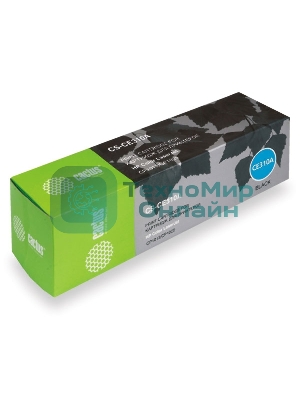 Картридж лазерный Cactus CS-CE310A черный (1200 стр.) для HP Color LaserJet CP1012Pro/CP1025Pro