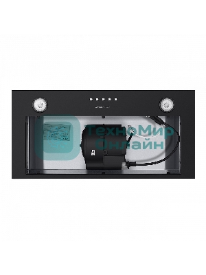 Вытяжка встраиваемая Maunfeld Crosby Singl 60 черный, 60 см, 850 куб. м/ч, 48 дБ