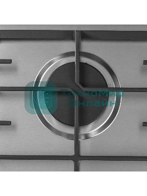 Газовая варочная панель LEX GVS 321 Inox 4000Вт 2 комфорки нерж.сталь