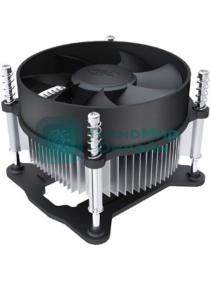 Кулер для процессора DEEPCOOL CK-11508 PWM черный, 92 мм, алюминий, 2200 об/мин, 30.1 дБ, 4 pin, 65 Вт, 70 мм