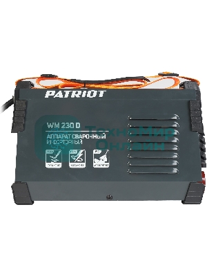 Сварочный аппарат Patriot WM230D инвертор ММА 10.7кВт