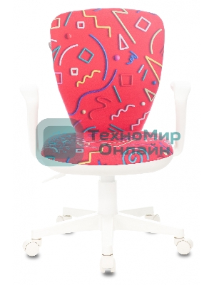 Кресло Бюрократ KD-W10AXSN малиновый, ткань, 120 кг