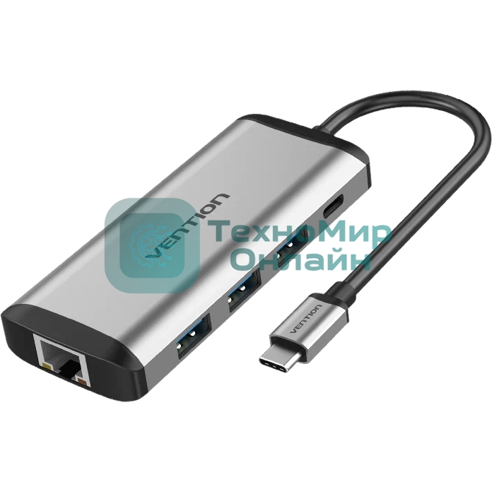 Мультифункциональный хаб Vention USB Type C 9 в 1