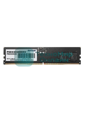 Оперативная память Patriot Signature, DDR5, 16GB (1x16 GB), 5600 MHz, CL46, DIMM