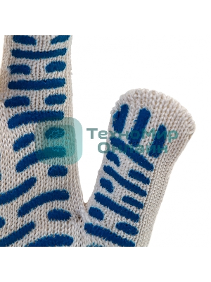 Перчатки трикотажные, ПВХ-покрытие 