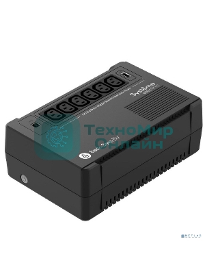 Источник бесперебойного питания Systeme Electriс Back-Save, 600VA/360W, 230V, Line-Interactive, AVR, 6xC13 Outlets, USB charge(type A), USB