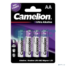 Батарейка Camelion Ultra BL-4 LR6 (LR6-BP4UT, 1.5В) (4 шт. в уп-ке)