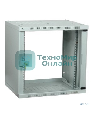 Шкаф ITK LWE3-09U64-GF LINEA WE 9U 600x450 мм дверь стекло серый