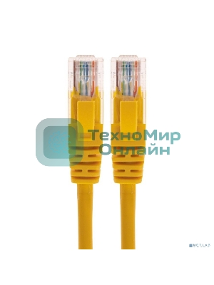 Патч-корд U/UTP Rexant cat.6, RJ45-RJ45, неэкранированный, 26AWG, LSZH, желтый, 5 м
