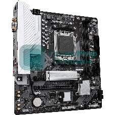 Материнская плата Gigabyte B650M GAMING WIFI6E, AM5, AMD B650, 2xDDR5, 4xSATA, 1xM.2, 1xPCIe 4.0 x16, 1xPCIe 3.0 x1, 1xD-Sub, 1xHDMI (v2.1), 1x2.5Gb LAN, Wi-Fi 6, Bluetooth 5.3, 2xUSB-A 5Gbps, 5xUSB-A 2.0, 3x3.5 мм, 7.1, mATX