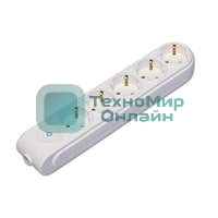 Колодка удлинителя Makel 5-м с заземл. защ. шторки с выкл.