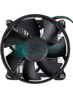 Кулер для процессора DEEPCOOL CK-11508 PWM черный, 92 мм, алюминий, 2200 об/мин, 30.1 дБ, 4 pin, 65 Вт, 70 мм