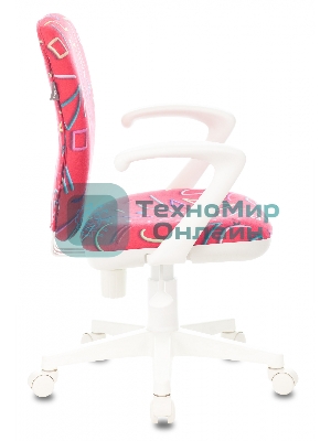 Кресло Бюрократ KD-W10AXSN малиновый, ткань, 120 кг