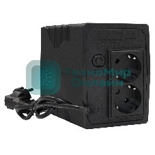 Источник бесперебойного питания ExeGate Power Back BNB-1000.LED.AVR.2SH 1000VA/550W, LED, AVR, 2*Schuko, Black