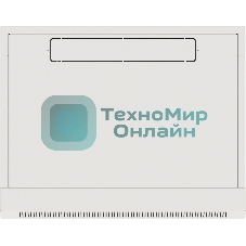 Шкаф коммутационный NTSS Премиум (NTSS-W6U6060GS-2) настенный 6U 600x600мм пер.дв.стекл 60кг серый IP20 сталь