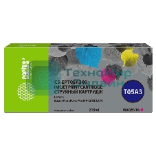 Картридж струйный Cactus CS-EPT05A300 (T05A3) пурпурный (215 мл) для Epson WorkForce Pro WF-C878/C879