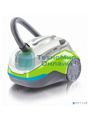 Пылесос Thomas Perfect Air Feel Fresh X3 белый/зеленый, 325/1700Вт, уборка сухая/влажная, пылесборник контейнер 2.6 л