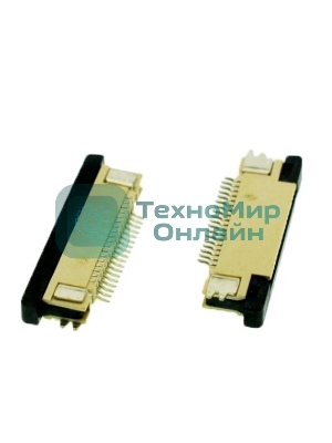 Разъем FPC Half Coverage Bottom Contact 0.5K-BX-16PWB 16 pin высота 2мм шаг 0,5мм
