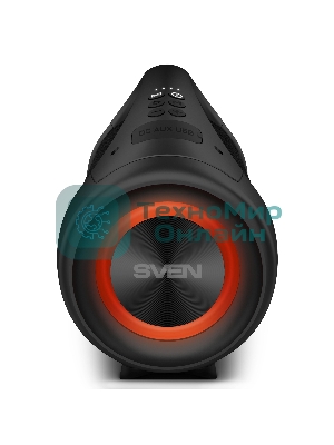 Акустическая система SVEN 370 2.0 черные (2x2W, USB, RGb подсветка)