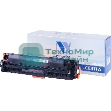 Картридж лазерный NVPrint совместимый HP CE411A Cyan для CLJ Color M351/M375/M451/M475 (2600k)