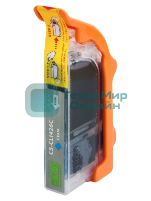 Картридж струйный Cactus CS-CLI426C голубой (8.4 мл.) для Canon Pixma MG5140/5240/6140/8140/MX884