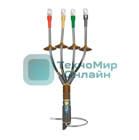 Муфта кабельная концевая наруж. уст. 1кВ КНТп 4х(16-25мм) без наконеч. Нева-Транс Комплект 22020071