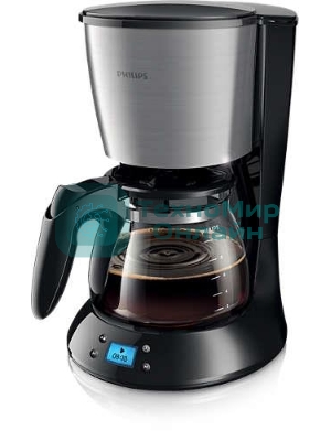 Кофеварка капельная Philips HD7459/20 черный, исп. кофе - молотый, 1.2 л, 1000 Вт.