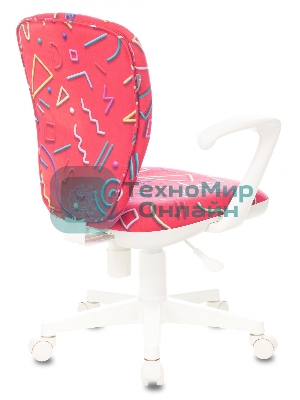 Кресло Бюрократ KD-W10AXSN малиновый, ткань, 120 кг