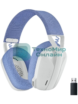 Гарнитура беспроводная Logitech Headset G435 LIGHTSPEED Wireless Gaming белый - Retail
