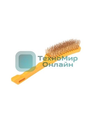 Щетка по металлу Kranz с пластиковой ручкой 260 мм