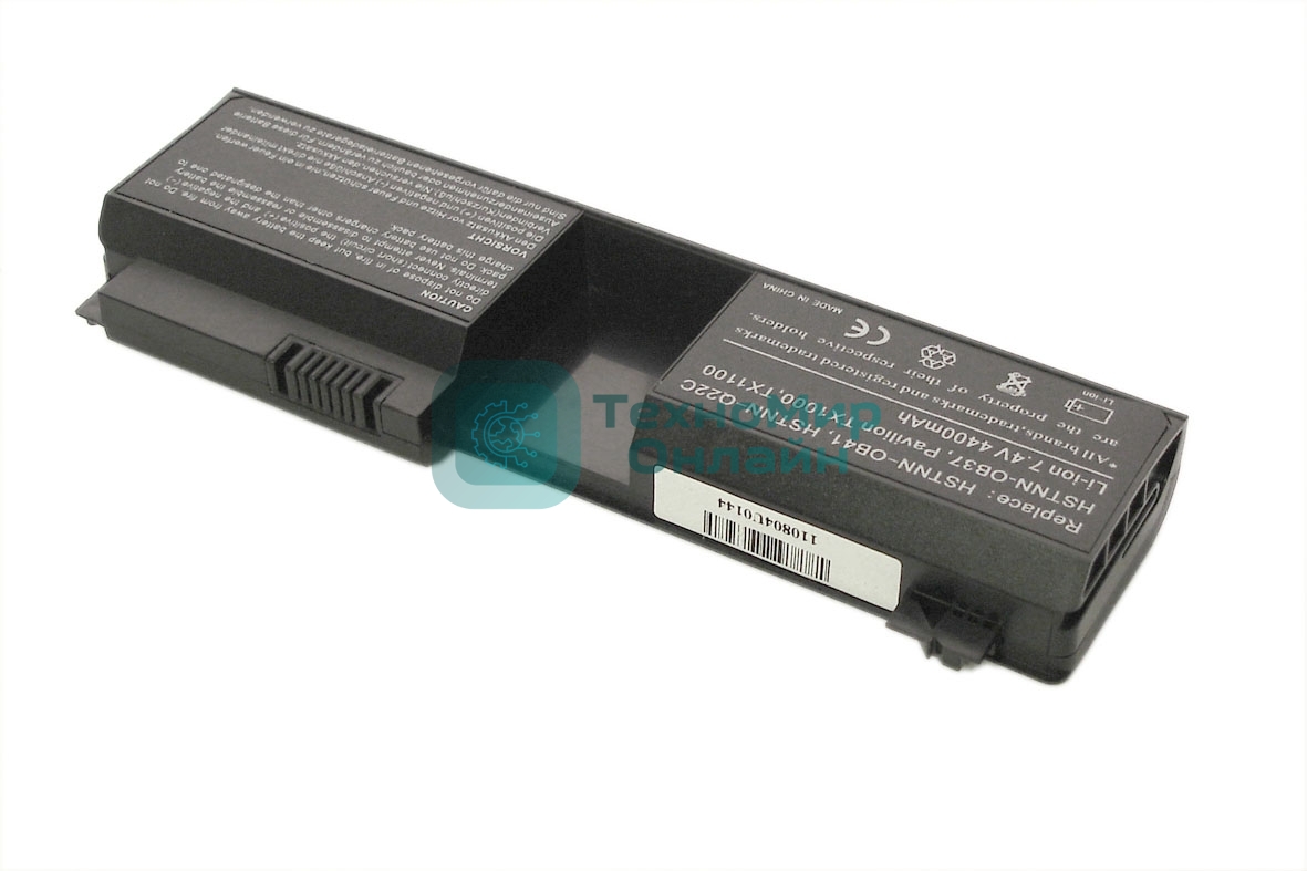 Аккумуляторная батарея для ноутбука HP Compaq Pavilion TX1000 4400mAh OEM черный