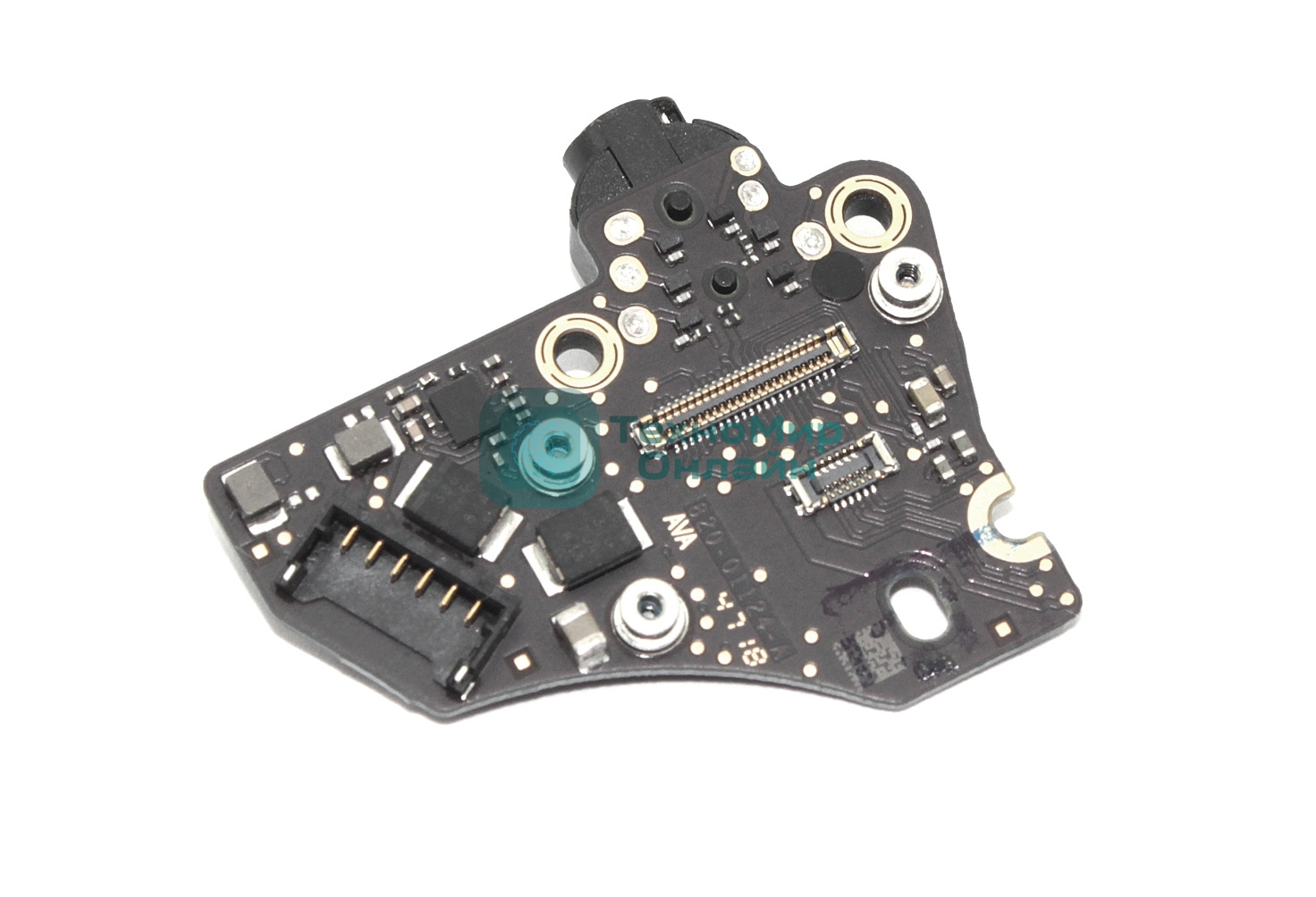 Аудио плата MacBook Air 13 Retina A1932 Late 2018 Mid 2019 черная (923-02824 820-01124)