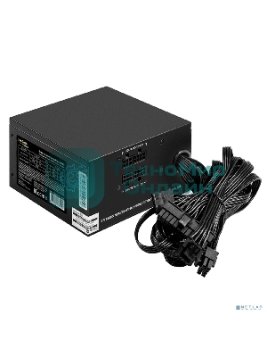 Блок питания серверный 500W ExeGate ServerPRO-500PAS (ATX, APFC, КПД 80% (80 PLUS), 12cm fan, 24pin, 2x(4+4)pin, 4xPCI-E, 6xSATA, 4xIDE, Cable Management, black)