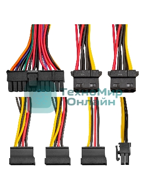 Блок питания ExeGate UNS350 (ES261566RUS), 350Вт, 120мм, серый