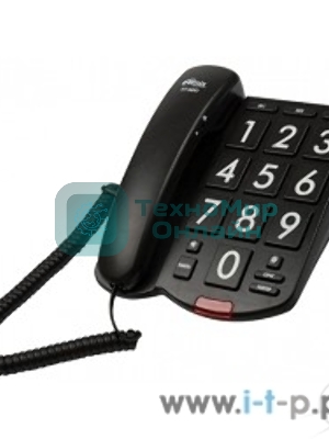 Телефон проводной Ritmix RT-520 черный