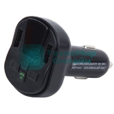 Автомобильный FM-модулятор ACV FMT-122B черный MicroSD BT USB (37576)