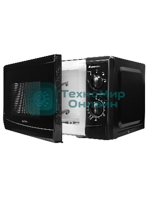 Микроволновая печь Starwind SWM5720 черный, 20 л, 700 Вт, переключатели - поворотный механизм