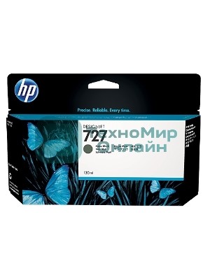 Картридж струйный HP 727 B3P22A черный матовый для HP DJ T920/T1500 (130мл)