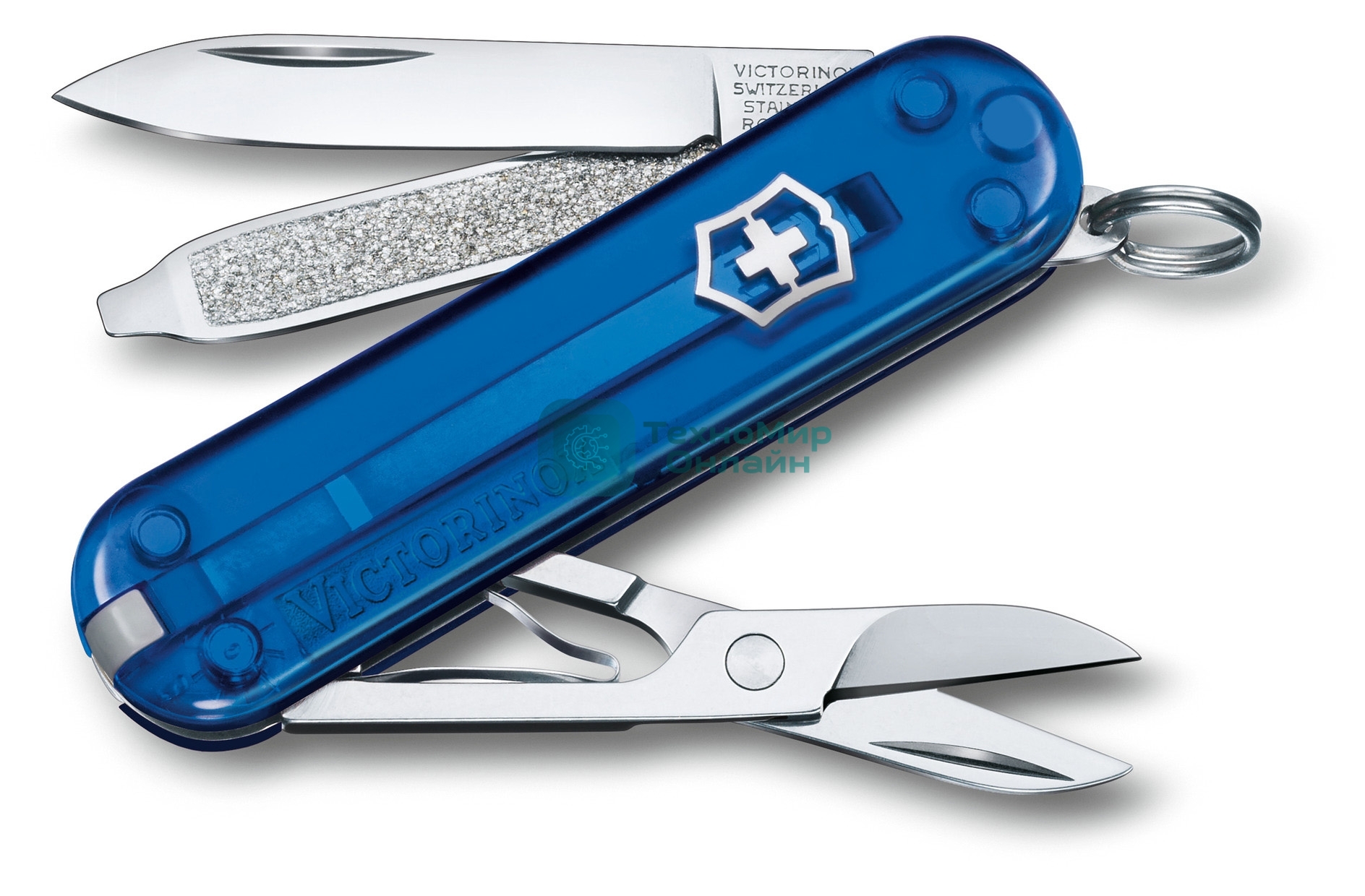 Нож перочинный Victorinox Classic Deep Ocean (0.6223.T2G) 58мм 7 функций карт.коробка