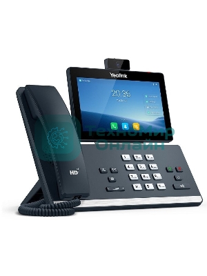 Телефон YEALINK SIP-T58W with camera, видеотерминал, Android, WiFi, Bluetooth, GigE, CAM50, без БП, шт