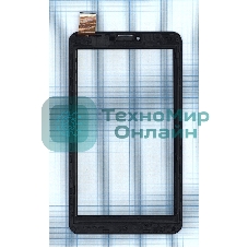 Сенсорное стекло (тачскрин) для Irbis TZ720, черное с рамкой
