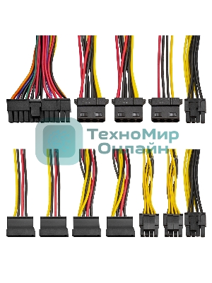 Блок питания серверный 600W ExeGate (RM-1U-600ADS) APFC,универсальный для 1U, 24pin/2x(4+4)pin, 5xSATA,4xIDE