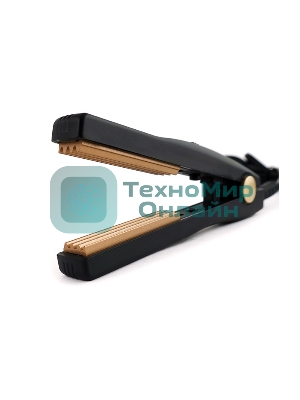 Щипцы для завивки волос Centek CT-2026 черный/золотистый, 12 мм, 200 °C, 1 режим