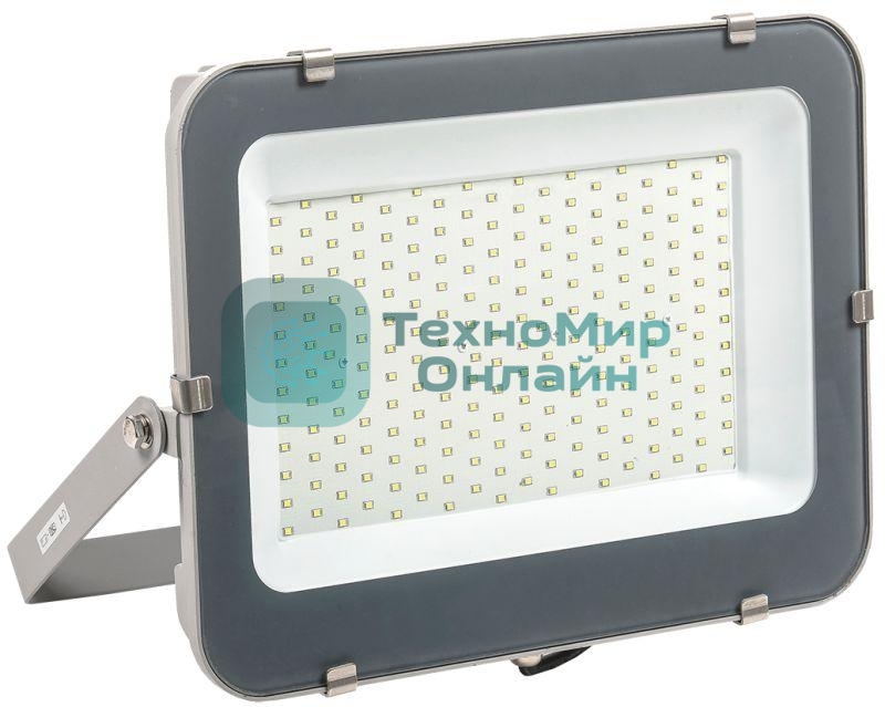 Прожектор IEK LPDO701-200-K03 СДО 07-200 светодиодный серый IP65 IEK