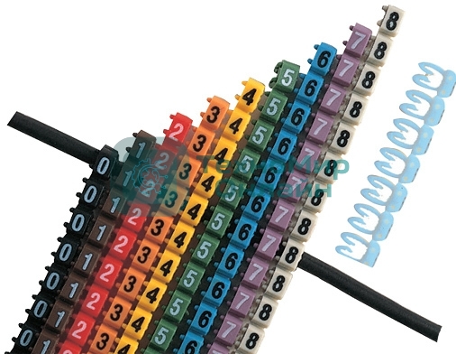 Маркер кабельный МКН комплект цифр 