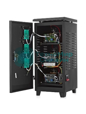 Стабилизатор напряжения Ресанта АСН-60000/3-ЭМ однофазный белый (63/4/10)