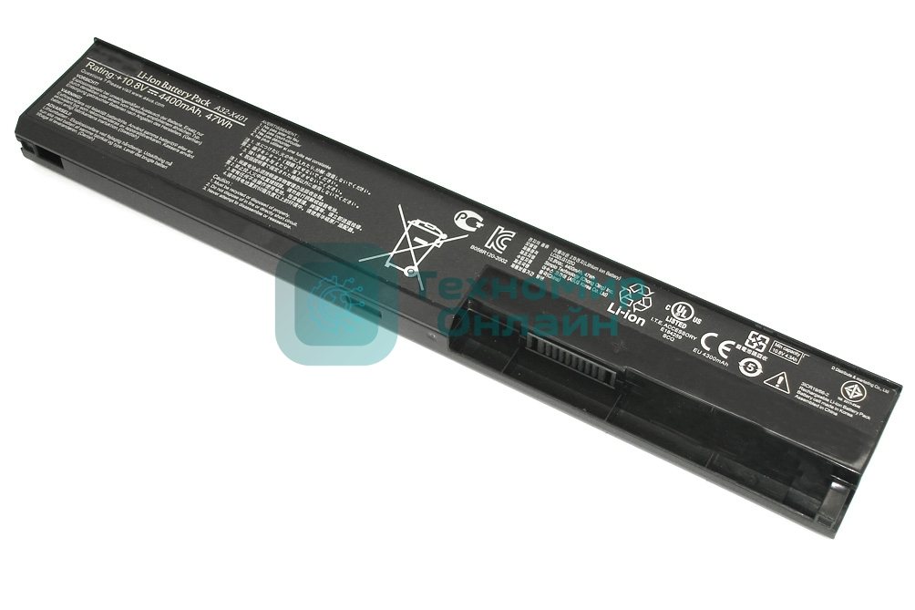 Аккумуляторная батарея для ноутбука Asus X401 10.8V 47Wh черный Orig
