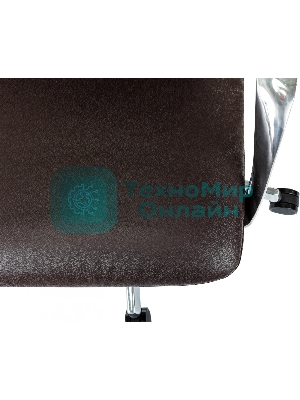 Кресло Бюрократ VEGA коричневый, кожа