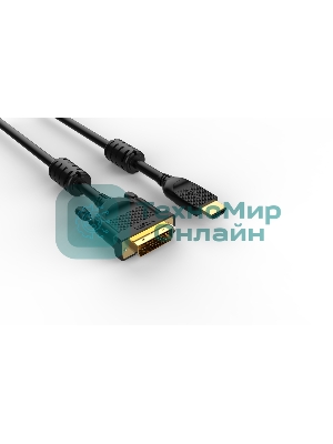 Кабель HDMI AM/DVI(24+1)M, 3 м, CU, 1080P@60Hz, 2F, VCOM CG484GD-3M